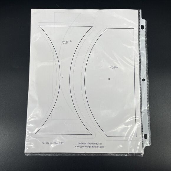 Nouveau Riche Quilt Pattern By Hoffman California Fabrics 50"x66" Tony Lischko - Picture 4 of 6